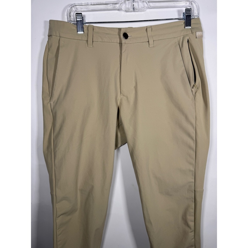 Lululemon Commission Pant Slim 31 Tan Khaki ABC Technology Performance Chino